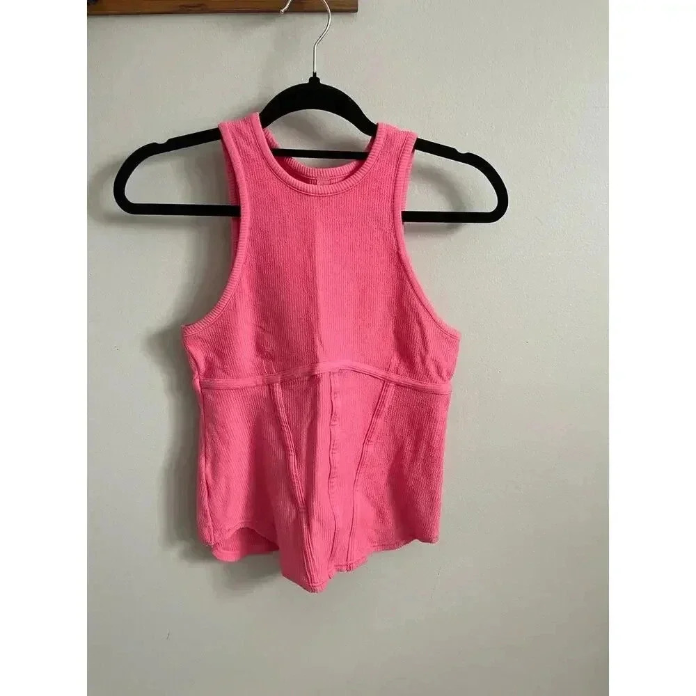Free People FP movement Headstart Tank Pink